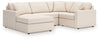 Seccional Modmax de 4 piezas con chaise longue