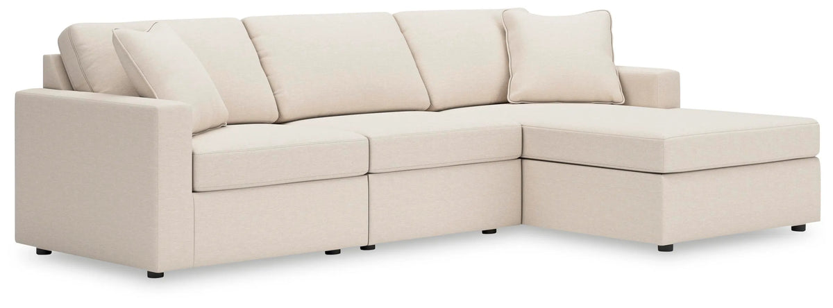 Modmax 3-Piece Sectional Sofa Storage Chaise - Oyster