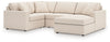 Seccional Modmax de 4 piezas con chaise longue