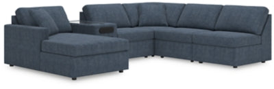 Seccional Modmax de 6 piezas con chaise longue