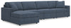 Seccional Modmax de 4 piezas con chaise longue