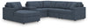 Seccional Modmax de 6 piezas con chaise longue