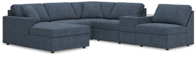 Seccional Modmax de 6 piezas con chaise longue