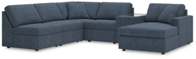 Seccional Modmax de 6 piezas con chaise longue