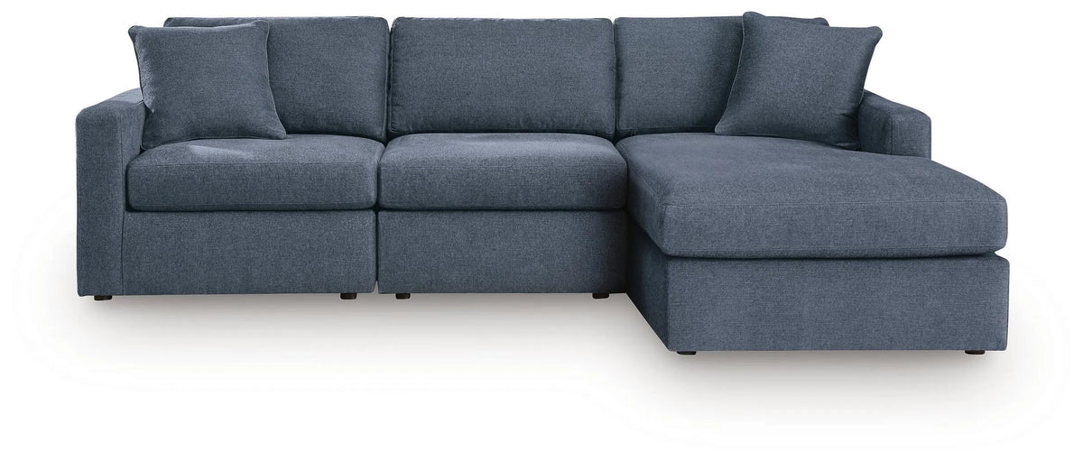 Modmax 3-Piece Sectional Sofa Storage Chaise - Ink