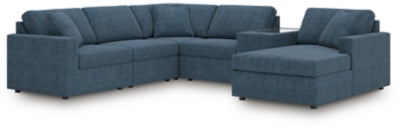 Seccional Modmax de 6 piezas con chaise longue