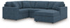 Seccional Modmax de 4 piezas con chaise longue