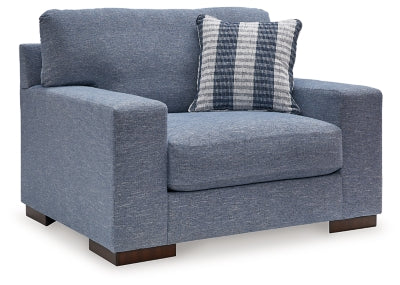 Belvoir Oversized Chair - Denim