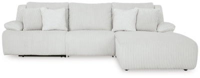 Top Tier 3-Piece Reclining Sectional Sofa Chaise