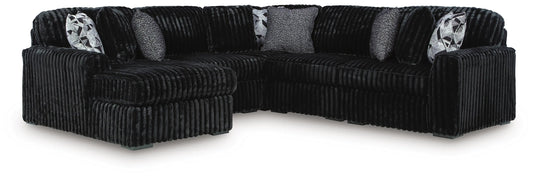 Seccional de 5 piezas con chaise longue Midnight-Madness