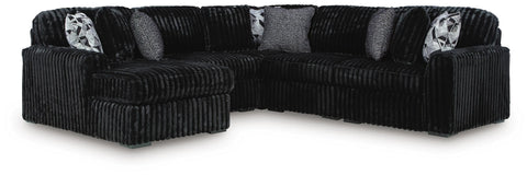Seccional de 5 piezas con chaise longue Midnight-Madness