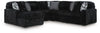 Seccional de 5 piezas con chaise longue Midnight-Madness