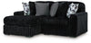Midnight-Madness 2-Piece Sectional with Chaise