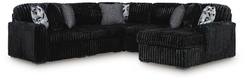 Seccional de 5 piezas con chaise longue Midnight-Madness