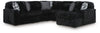 Seccional de 5 piezas con chaise longue Midnight-Madness