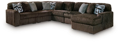Seccional de 6 piezas con chaise longue Midnight-Madness