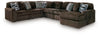 Seccional de 6 piezas con chaise longue Midnight-Madness