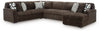 Seccional de 4 piezas con chaise longue Midnight-Madness