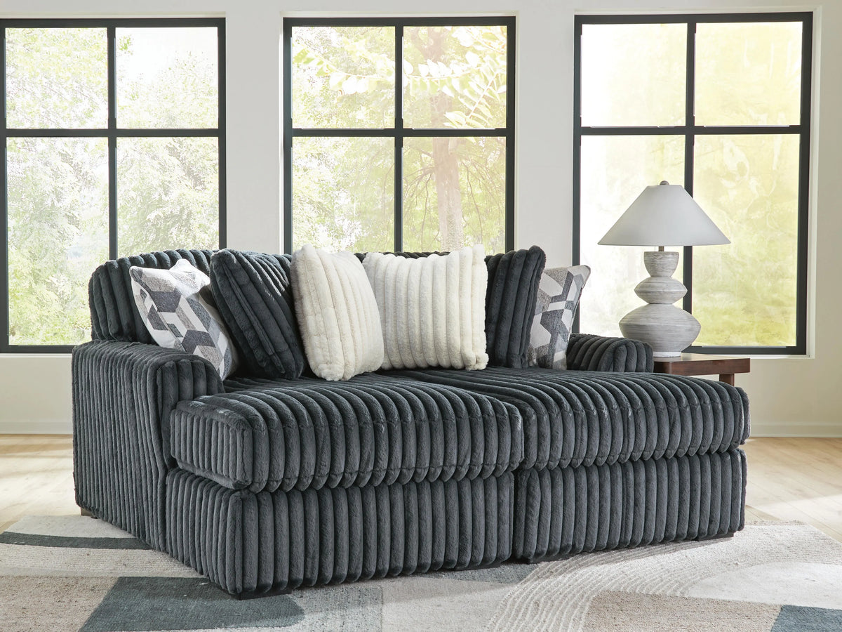 Midnight-Madness Super Chaise - Gunmetal