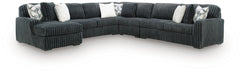 Midnight-Madness 5-Piece Sectional with Chaise