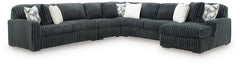 Midnight-Madness 5-Piece Sectional with Chaise