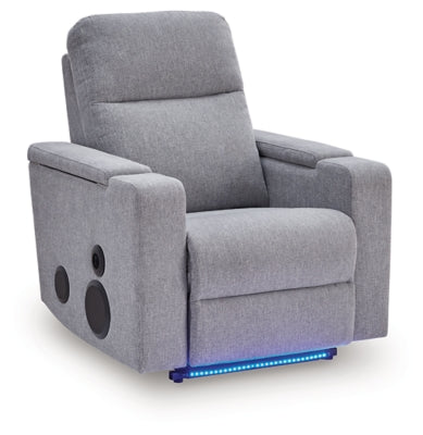 Sillón reclinable eléctrico Landdin con sistema de audio