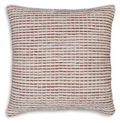 Almohada Nashlin (juego de 4) - Blanco/Óxido