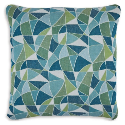 Almohada Nuvella de última generación de Seanow (juego de 4) - Verde/Turquesa/Blanco