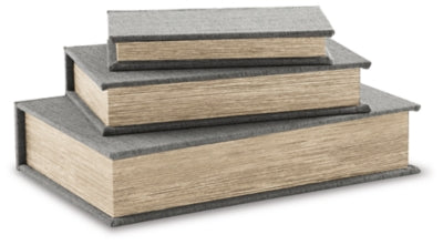 Caja Jolina (juego de 3) - Gris