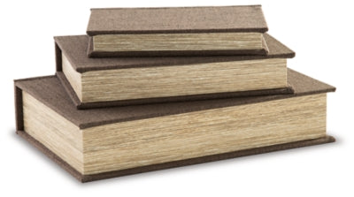 Caja Jolina (juego de 3) - Marrón