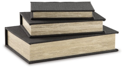 Jolina Box (Set of 3) - Black