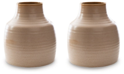Millcott Vase (Set of 2) - Tan