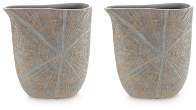 Ardenley Vase (Set of 2) - Antique Gold Finish