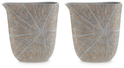 Ardenley Vase (Set of 2) - Antique Gold Finish