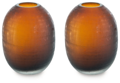 Embersen Vase (Set of 2) - Amber