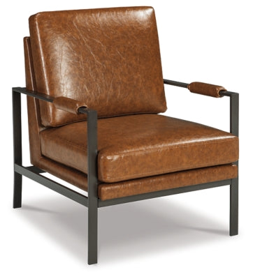 Silla decorativa Peacemaker - Marrón
