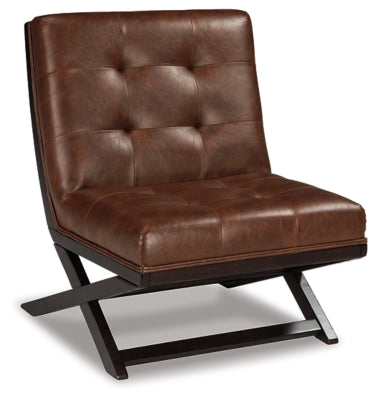 Silla decorativa Sidewinder - Marrón