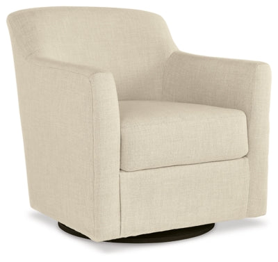 Silla giratoria decorativa Bradney - Lino