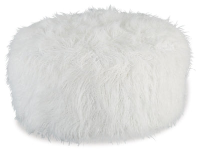 Otomana con acento extragrande Galice - Blanco
