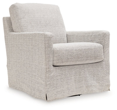 Sillón giratorio deslizante Nenana Next-Gen Nuvella - Piedra