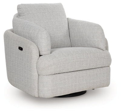 Sillón reclinable eléctrico giratorio Nuvella de última generación de Alainmont