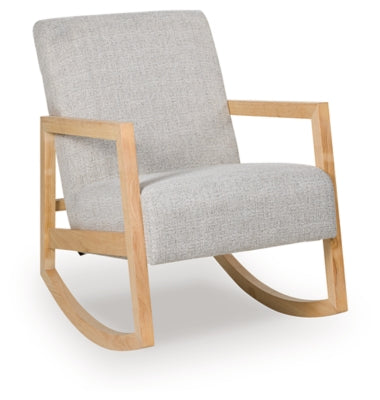 Silla decorativa Wychworth - Gris/Natural