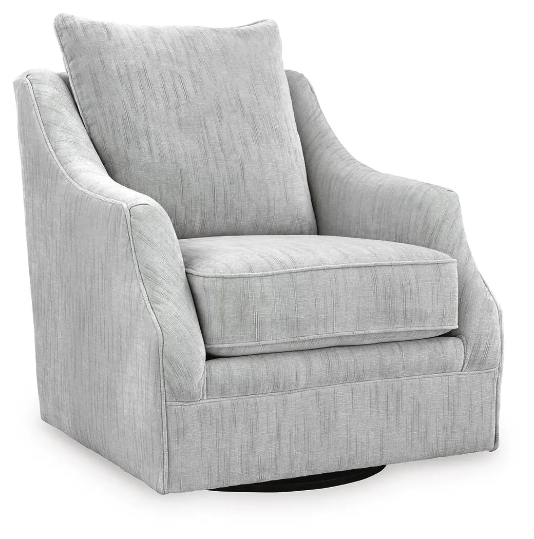 Gubbins Swivel Accent Chair - Gray