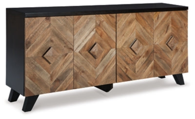 Robin Ridge Accent Cabinet - Two-tone Brown