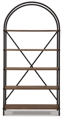 Galtbury Bookcase - Brown/Black