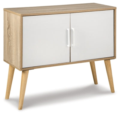 Orinfield Accent Cabinet - Natural/White
