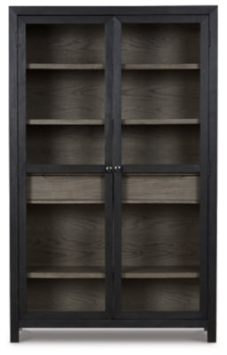 Lenston Accent Cabinet - Black/Gray