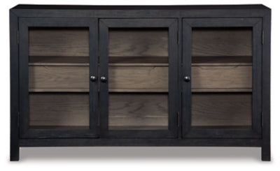 Lenston Accent Cabinet - Black/Gray