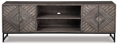 Treybrook Accent Cabinet - Distressed Gray