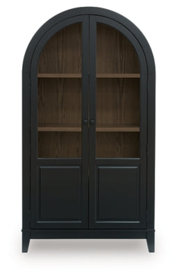 Dagandale Accent Cabinet - Black/Natural